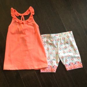 Carter’s Big Girl 2-piece Tank top and short set